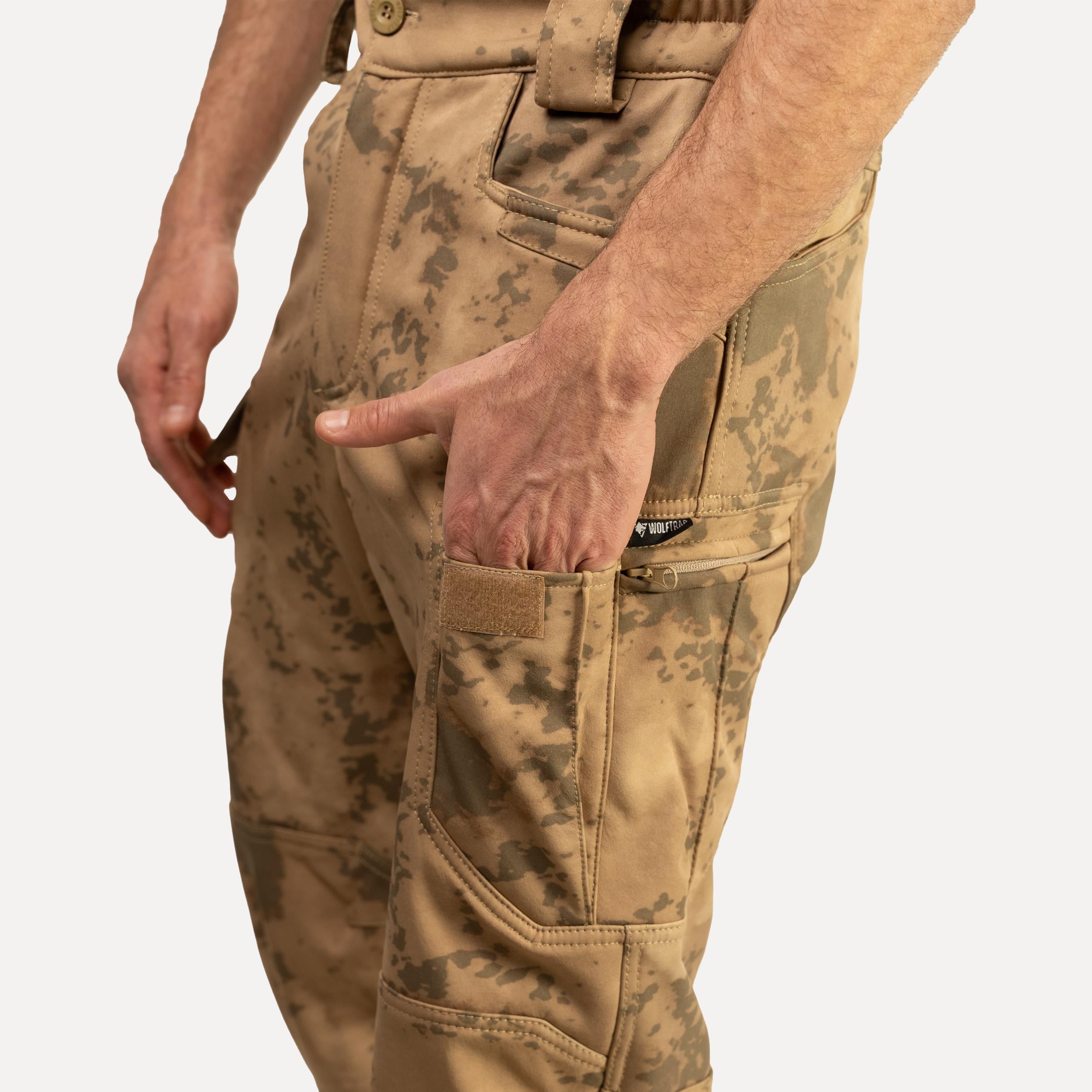 Jandarma Kamuflaj Desenli 1062 8 Cepli Softshell Pantolon