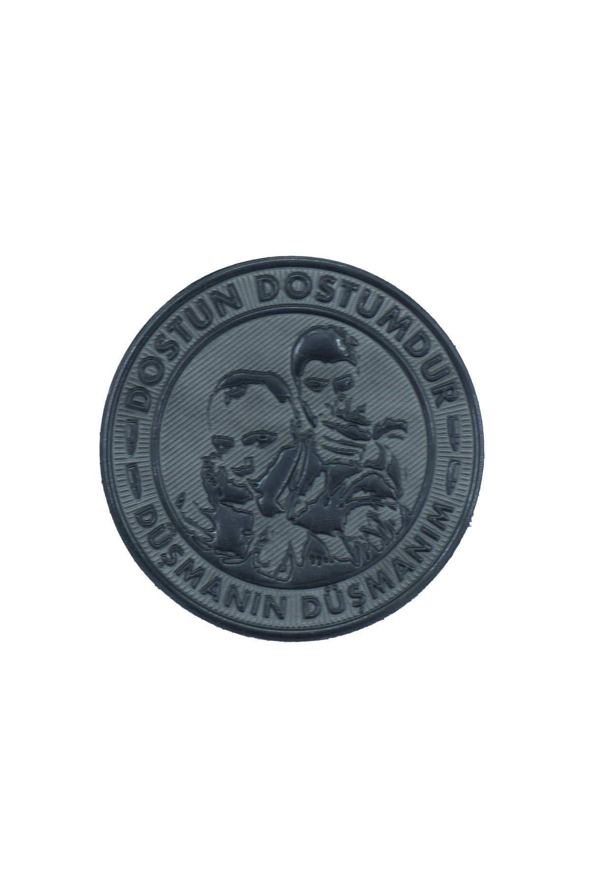 Dostun Dostumdur Düşmanın Düşmanım PVC Arma | Cırtlı Kurtlar Vadisi Patch 7 cm