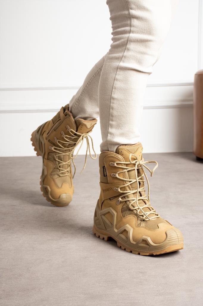 Single Sword Fermuarlı Taktik Bot, Su Geçirmez Outdoor Bot