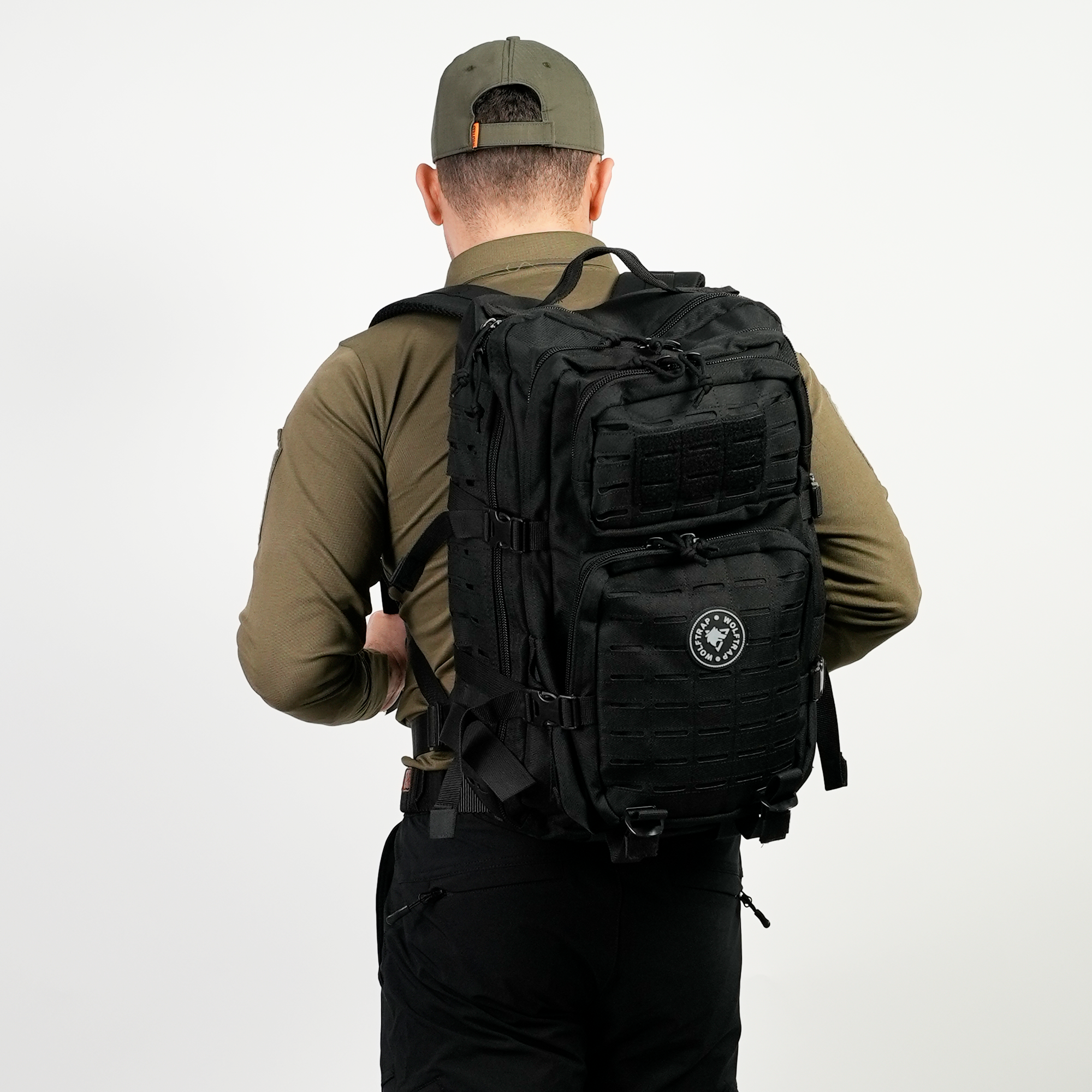 Siyah 45 Litre Kamp ve Outdoor Sırt Çantası, Siyah Taktik Çanta
