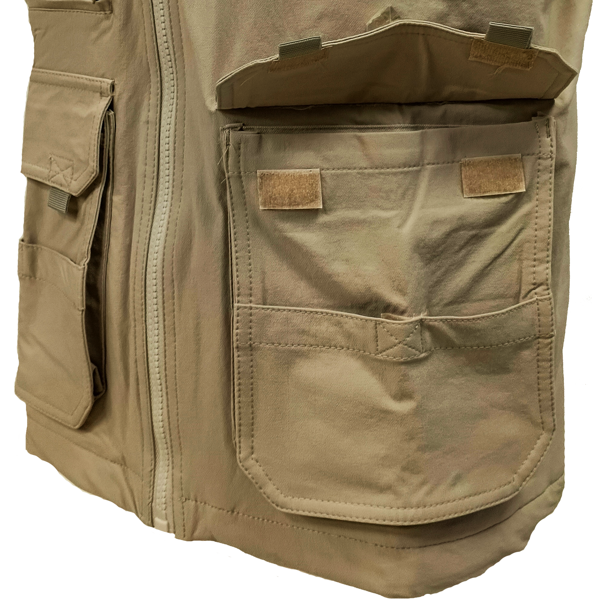 Sniper-X Outdoor Yelek Bej, 8 Cepli Outdoor Yelek