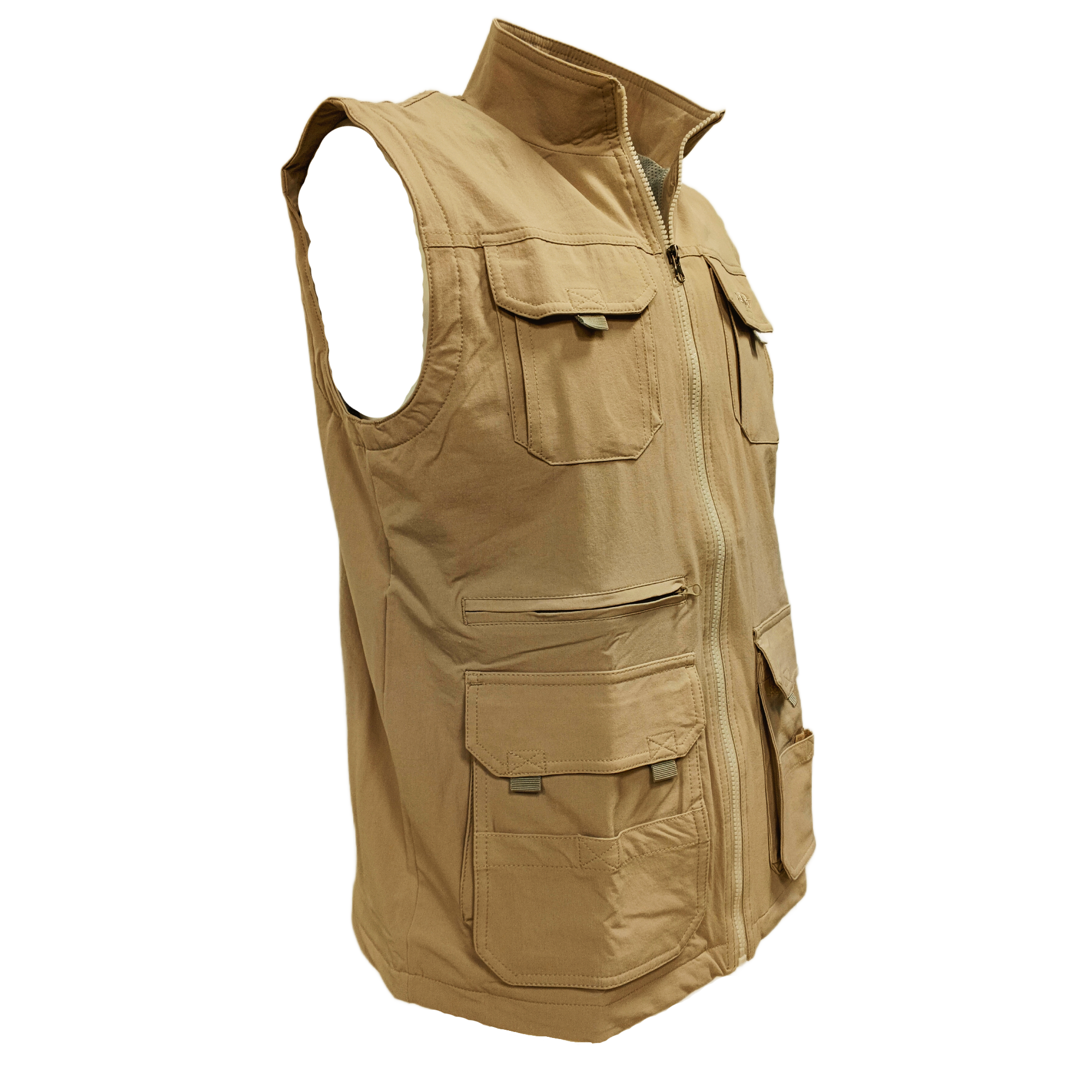 Sniper-X Outdoor Yelek Bej, 8 Cepli Outdoor Yelek