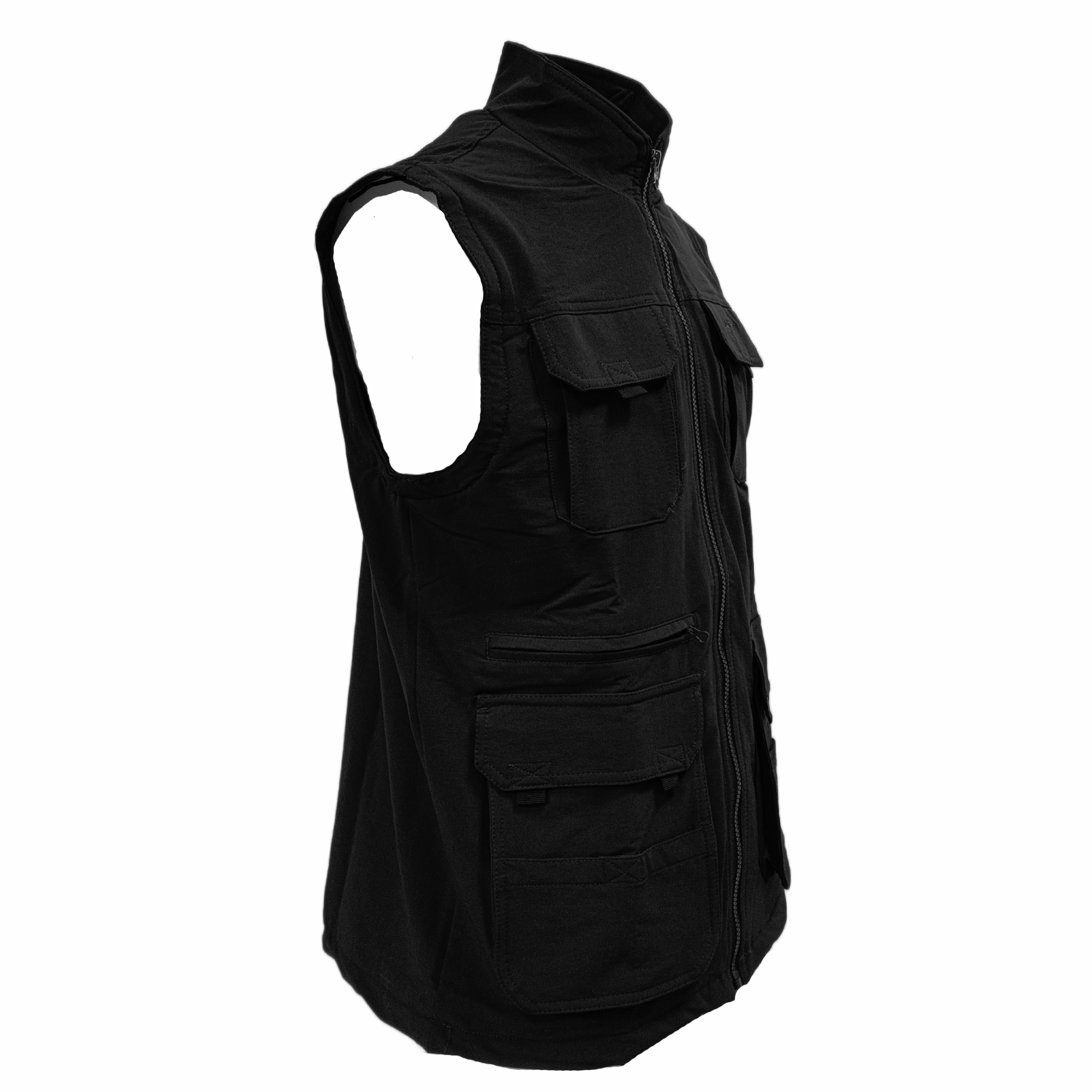Sniper-X Outdoor Yelek Siyah, 8 Cepli Outdoor Yelek