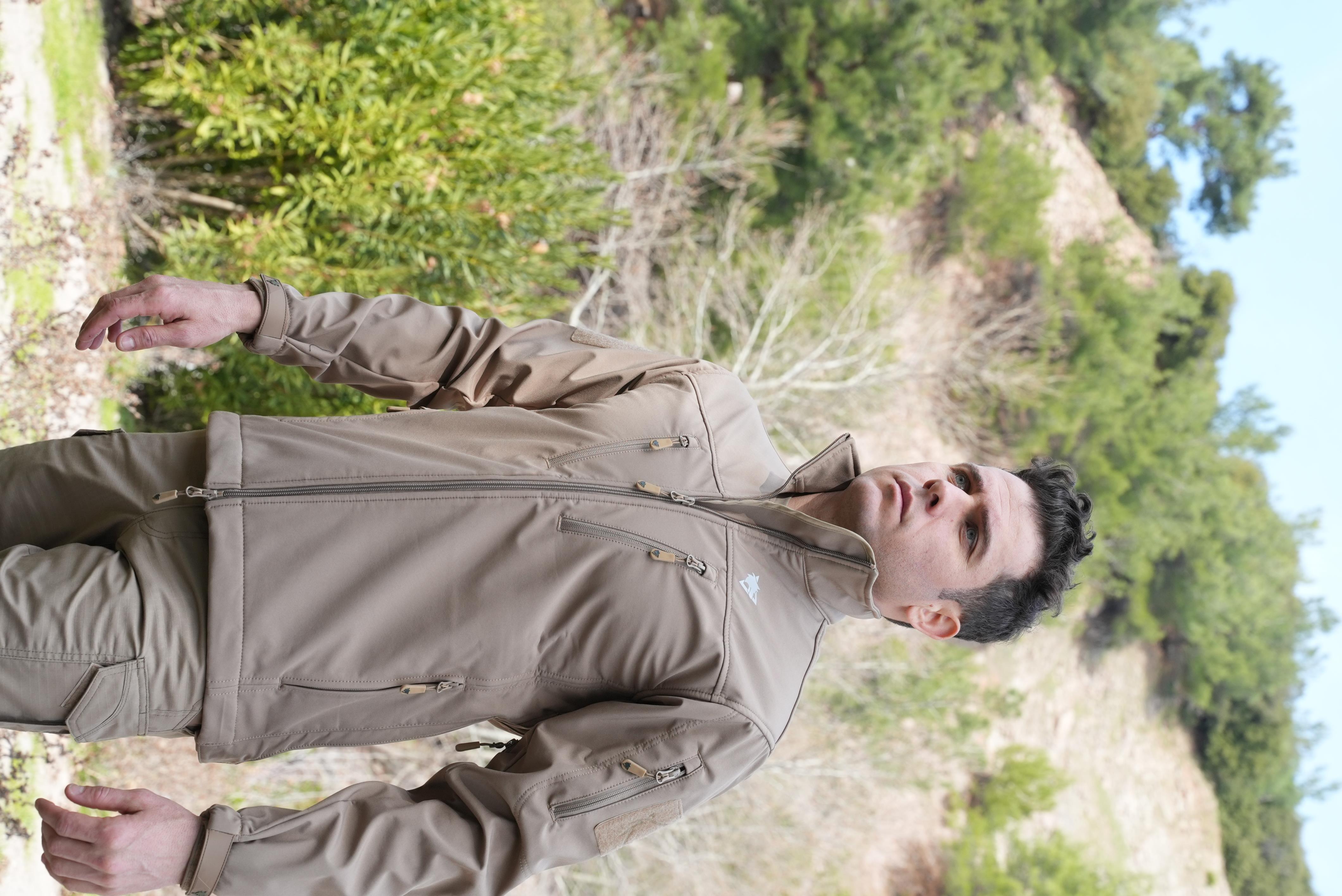 Altay Softshell Mont Bej 7 Cepli Su ve Rüzgar Geçirmez Mont