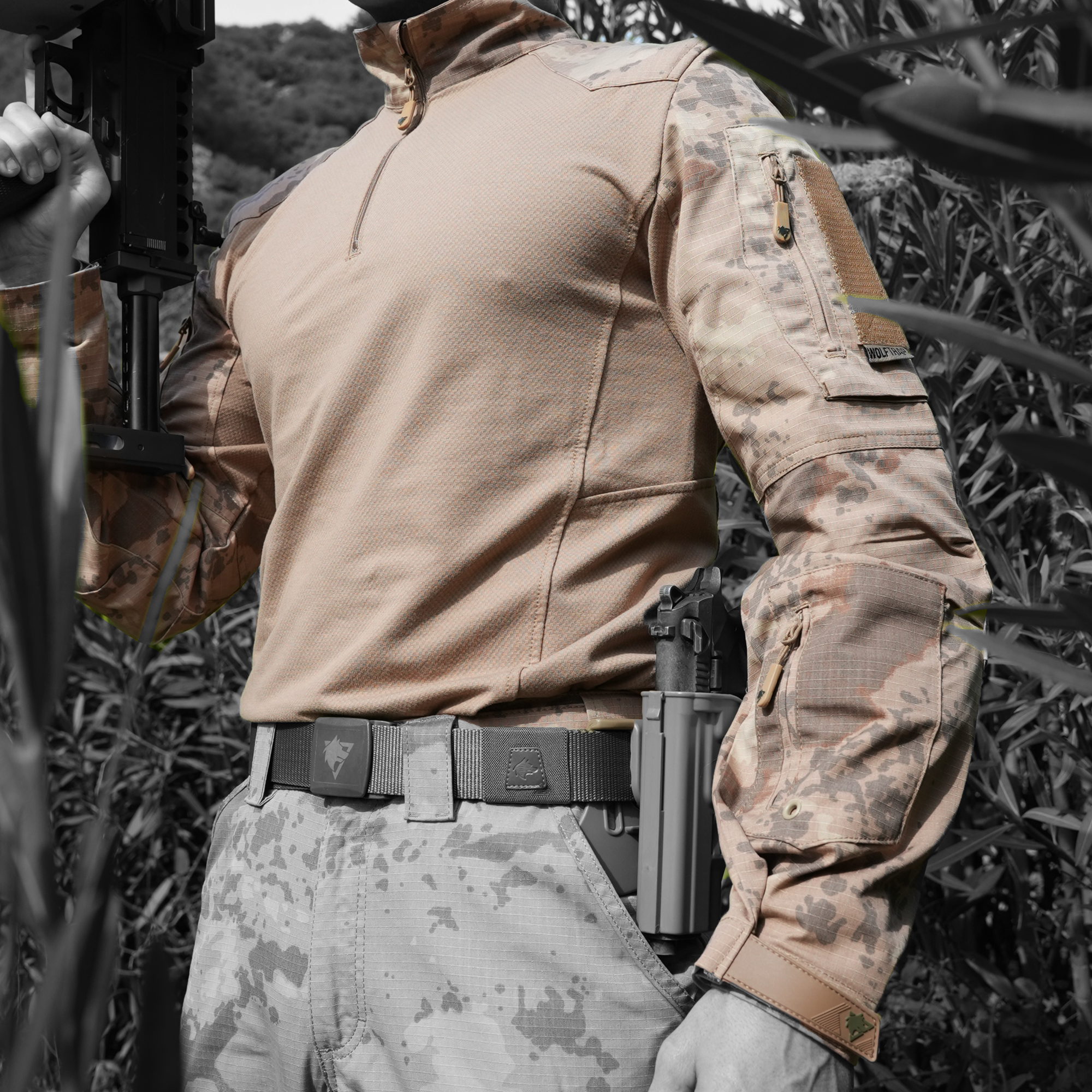 SUNGUR 4 Cepli Jandarma Kamuflaj Combat Operasyon Tişörtü (Eski Seri)