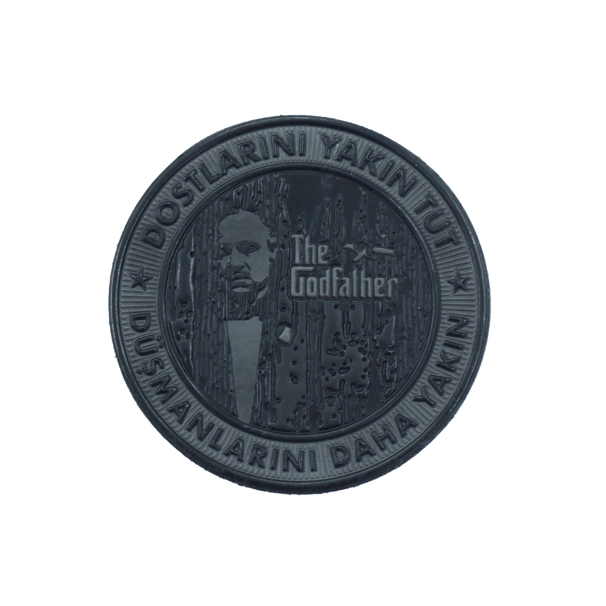 The Godfather PVC Cırtlı Yama 7 cm – Siyah Taktik Askeri Patch | Peç Modelleri ve Fiyatları