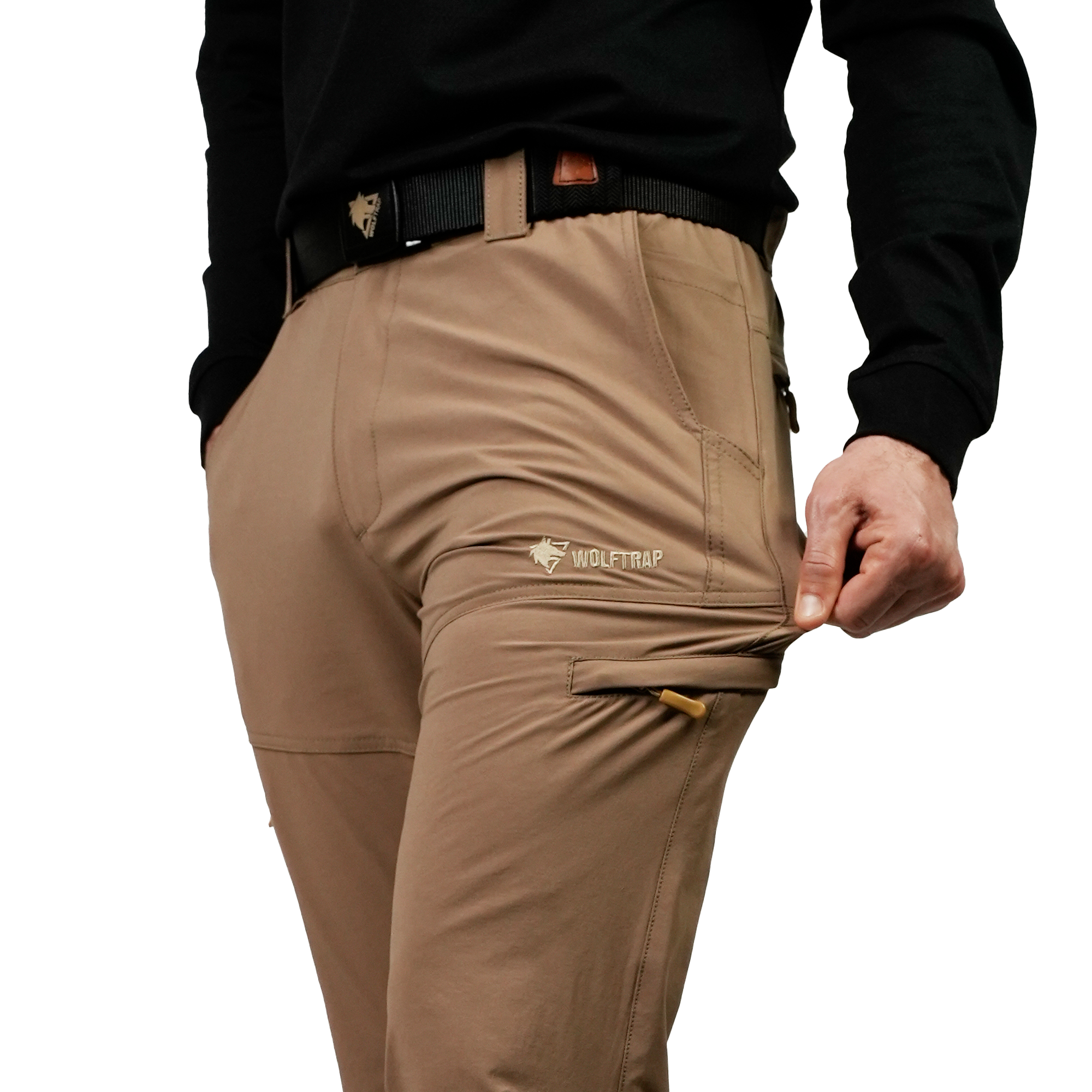 TURNA 8 Cepli Bej Taktik Pantolon, Esnek Outdoor Pantolon