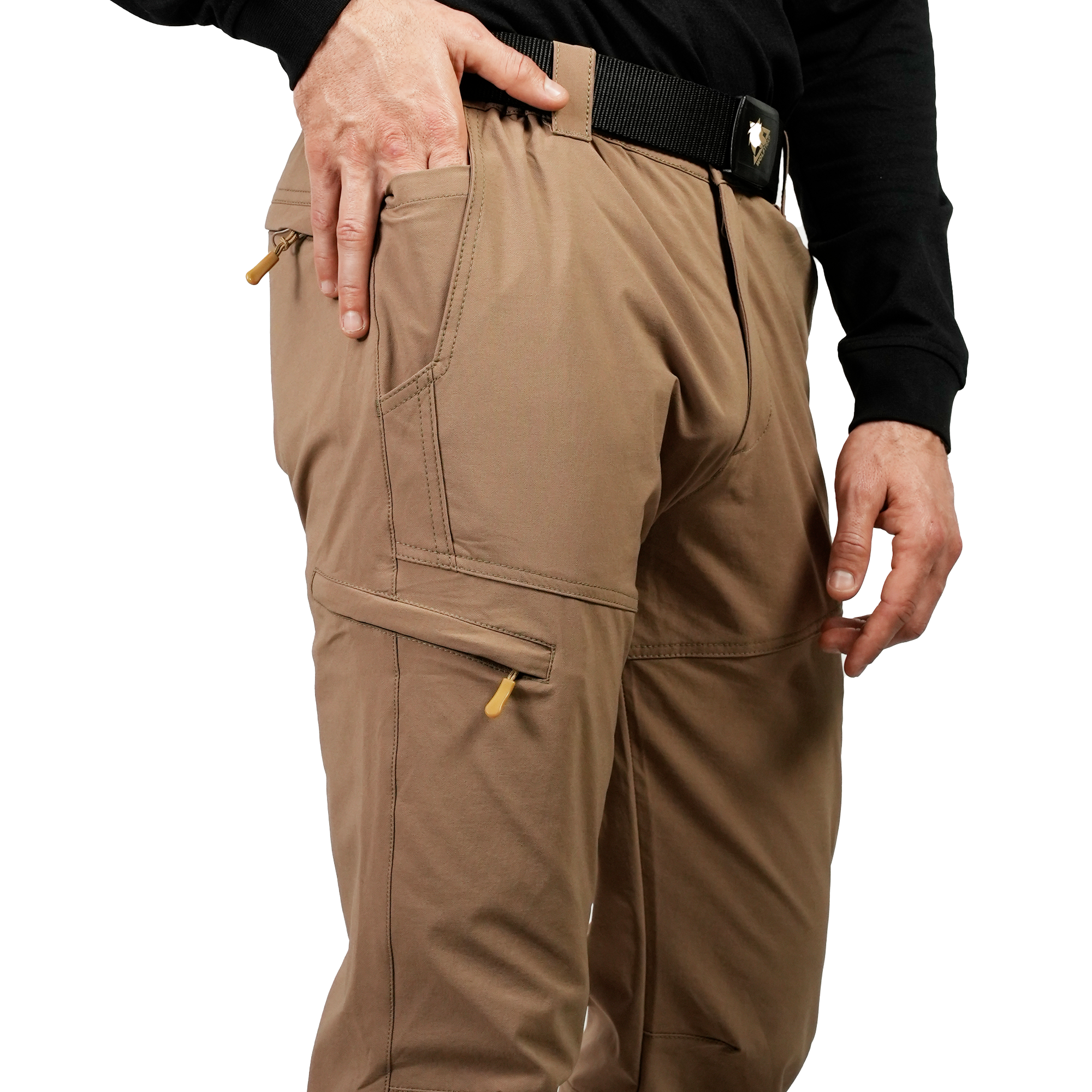 TURNA 8 Cepli Bej Taktik Pantolon, Esnek Outdoor Pantolon