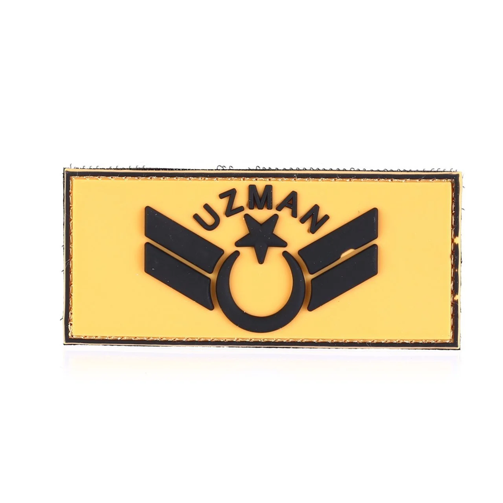 Uzman Çavuş Kıdemsiz 3D Plastik Patch(Arma) Bej | Peç Modelleri Ve Fiyatları | Şimşekoğlu Askeri Malzeme