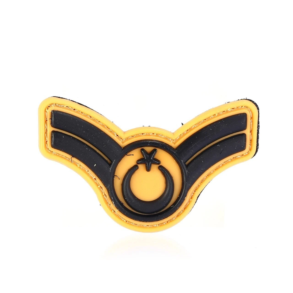 Astsubay Çavuş 3D Silikon Patch(Arma) Bej