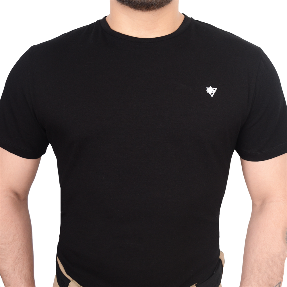 Wolftrap Comfort Erkek Kısa Kollu Siyah T-Shirt