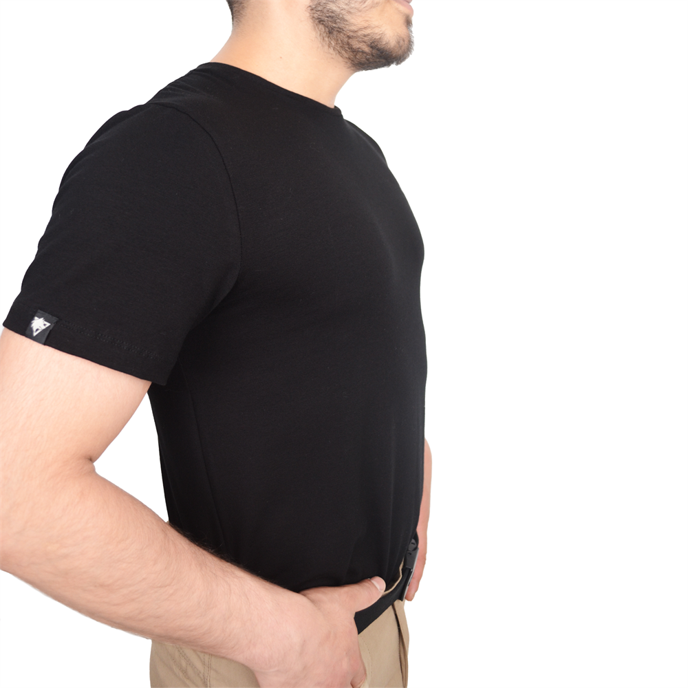 Wolftrap Comfort Erkek Kısa Kollu Siyah T-Shirt
