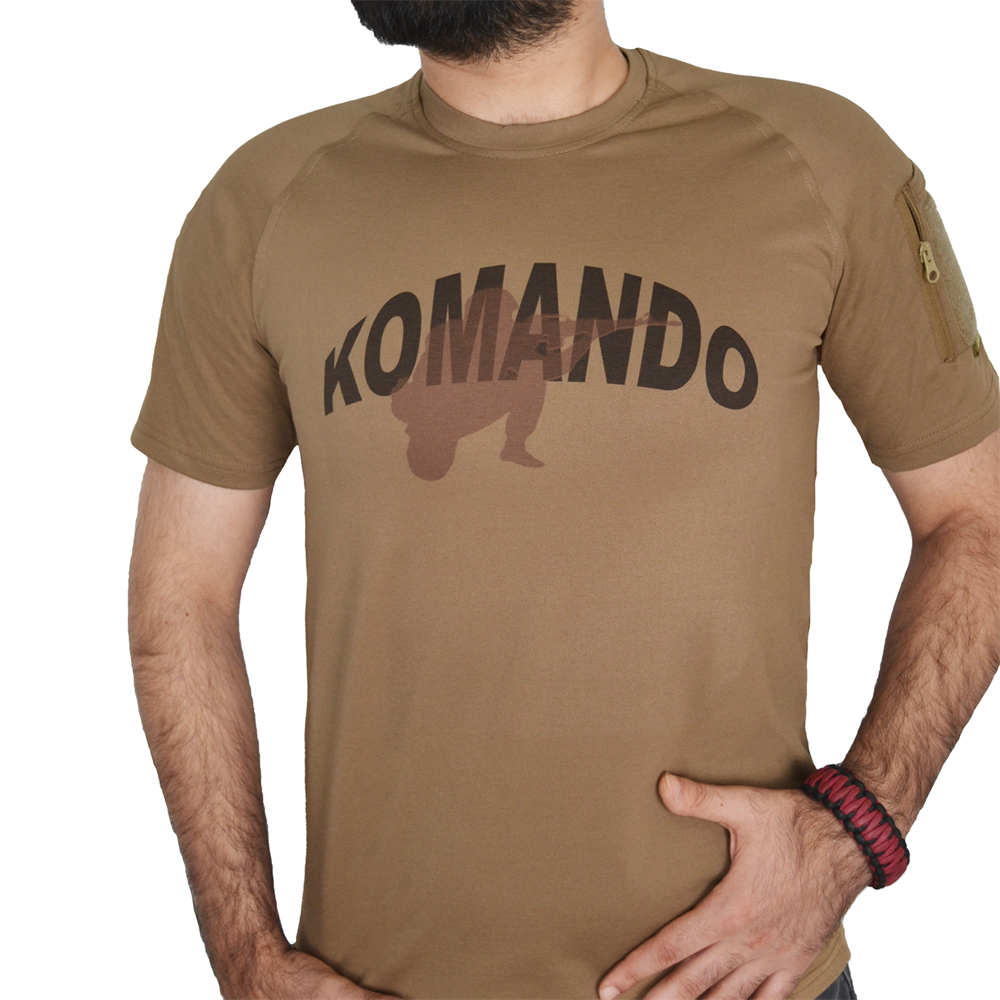 Wolftrap Komando Yazılı Kısa Kollu Baskılı Taktik Tişört Nano