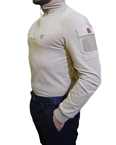 Outdoor Bej Drytouch Uzun Kollu T-Shirt
