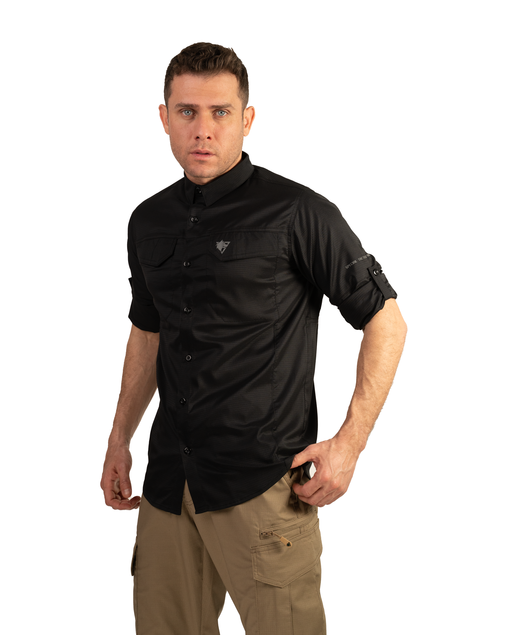 Wolftrap Tactical Anka Ultra Hafif Siyah Taktik Gömlek 