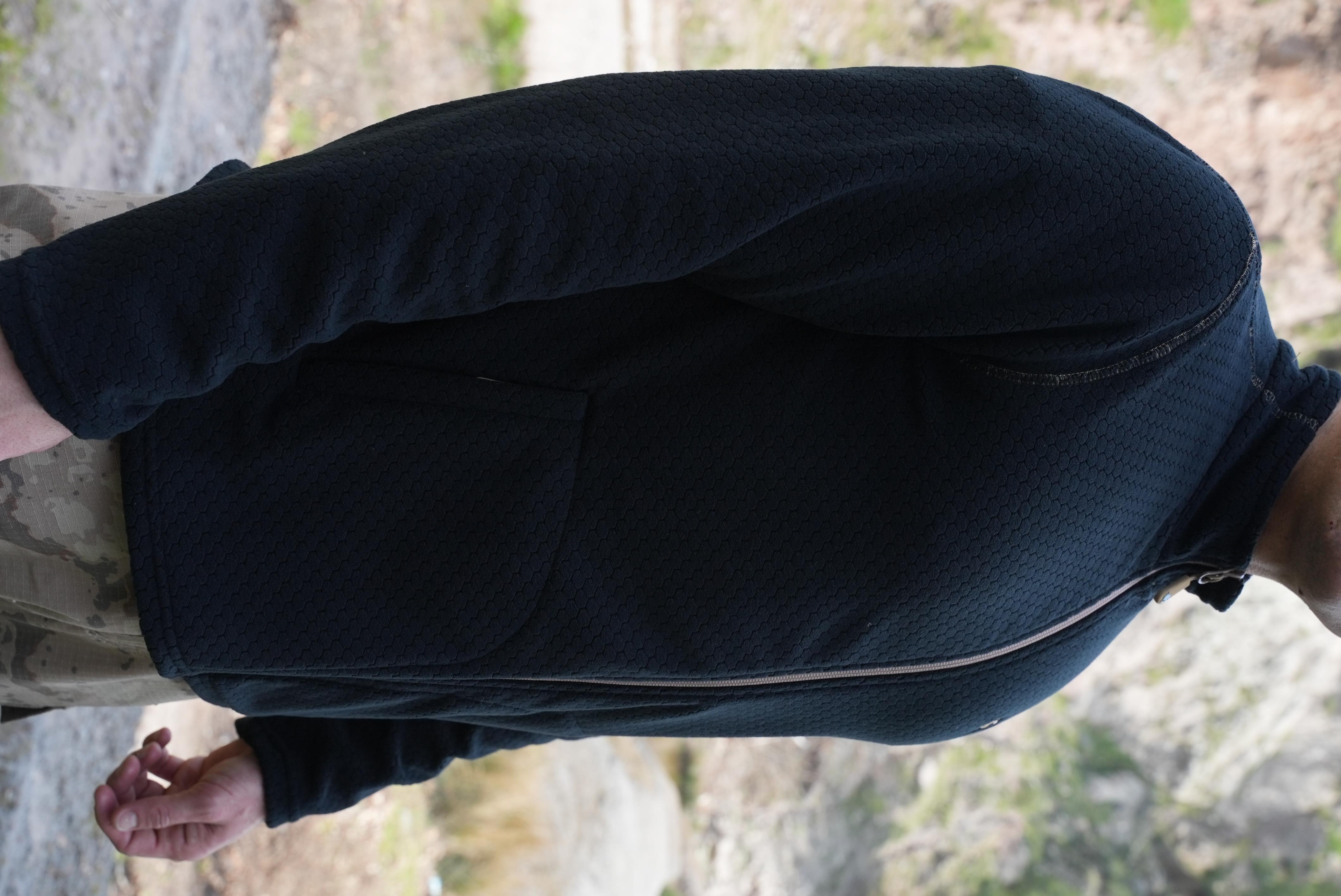 Wolftrap Tactical Hazal Siyah Petek Polar Ceket