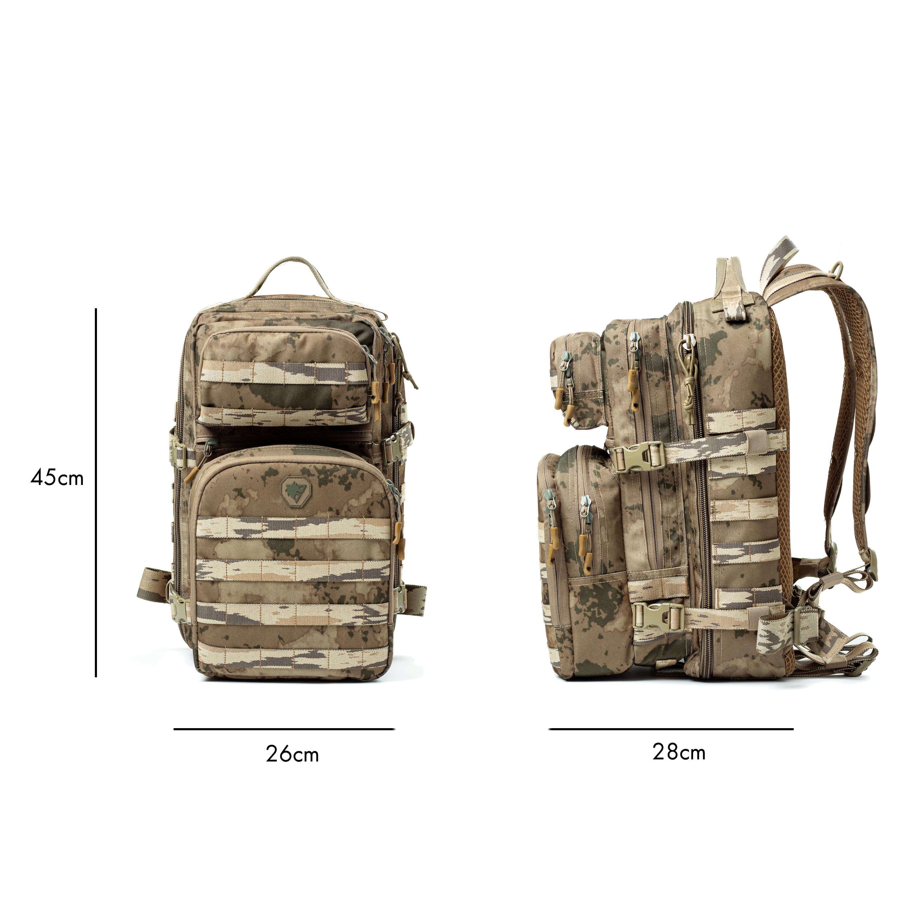 Wolftrap Tactical Ottoman 33 Litre Çöl Kamuflaj Taktik Çanta 