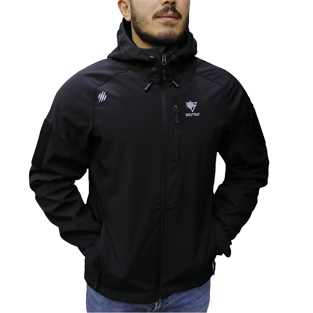 Wolftrap Taktikal Softshell Soğuk Geçirmez Mont Siyah