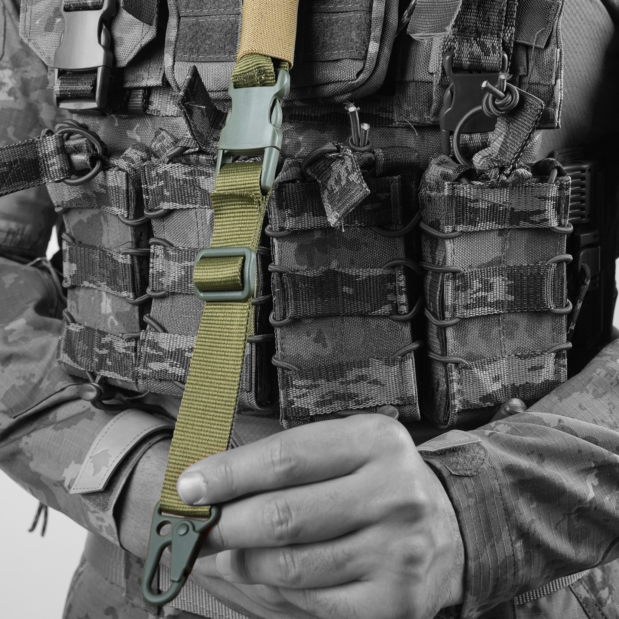 Wolftrap Tek Nokta V Askı Kayışı Haki