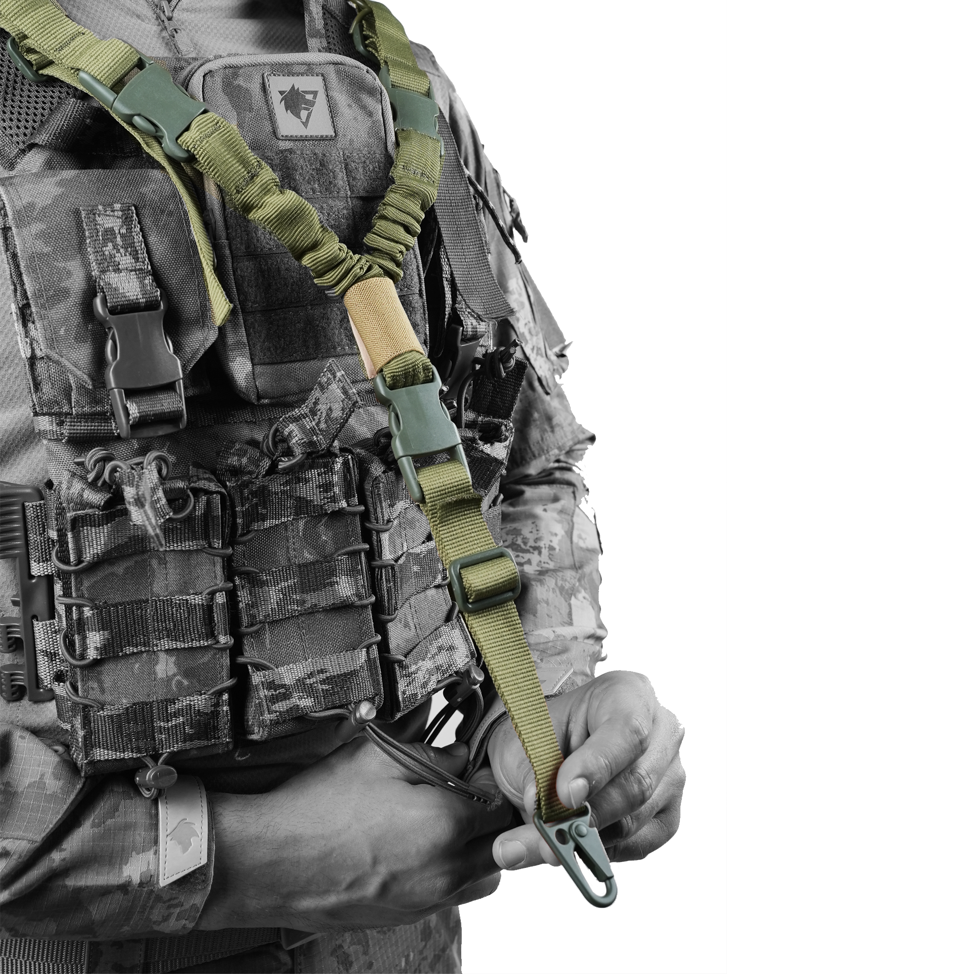 Wolftrap Tek Nokta V Askı Kayışı Haki