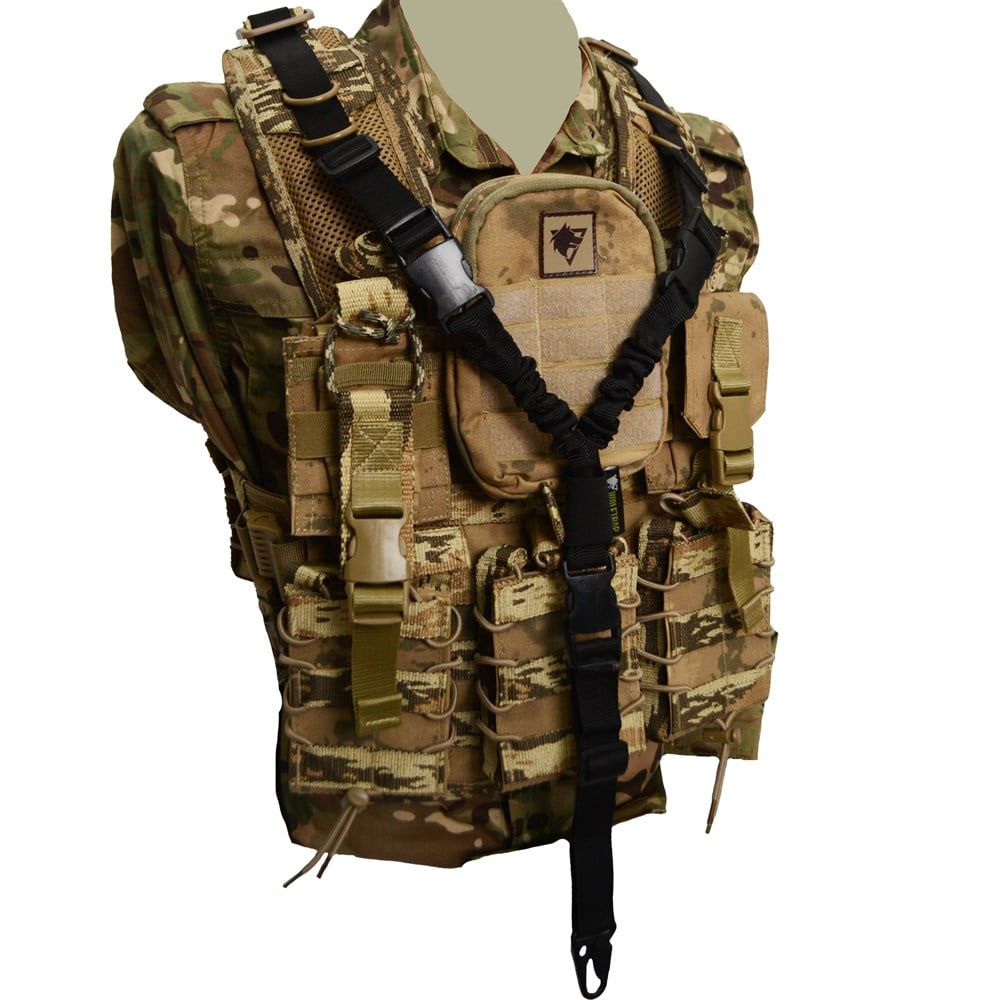 Wolftrap Tek Nokta V Askı Kayışı Siyah