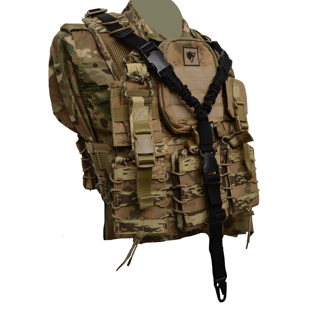 Wolftrap Tek Nokta V Askı Kayışı Siyah