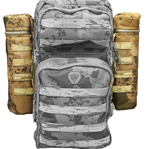 1.5 Litre Su Pedi Cebi Jandarma Kamuflaj, Çanta Aparatı Suluk