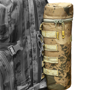 1.5 Litre Su Pedi Cebi Jandarma Kamuflaj, Çanta Aparatı Suluk