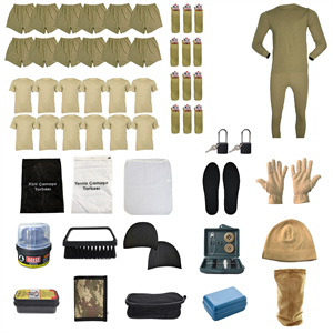 12li Temel Asker Seti, Acemi / Bedelli Kışlık Askeri Malzeme Paketi 
