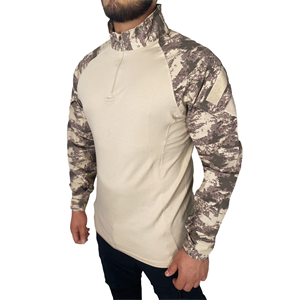 2 Cepli Kamuflaj Airsoft Operasyon Tişörtü