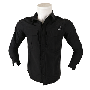 Wolftrap 2 Cepli Paraşüt Kumaş Rahat Kalıp Siyah Taktik Gömlek