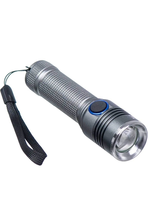 Powerdex 8 W Şarjlı Metal Yağmur Suyu Geçirmez El Feneri Pd-6007