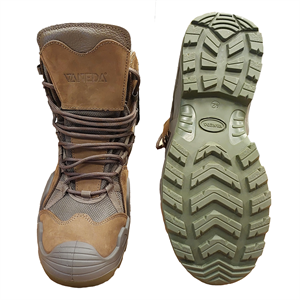 Vaneda 1492 Erkek Haki Kaydırmaz Tabanlı Su Geçirmez Kısa Nubuk Deri Bot