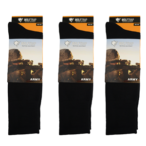 3lü Askeri Kışlık Termal Çorap Seti, Kalın Termal Çorap Siyah