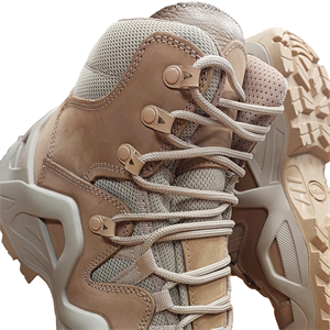 Vaneda 1492 Erkek Bej Kaydırmaz Tabanlı Su Geçirmez Kısa Nubuk Deri Bot