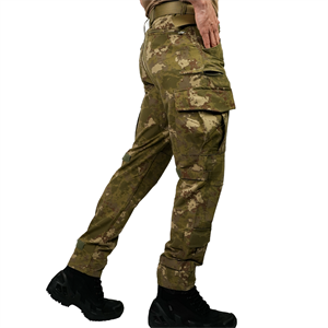 6 Cepli Askeri Kamuflaj Desenli Taktik Pantolon, Esnek Kamuflaj Pantolon