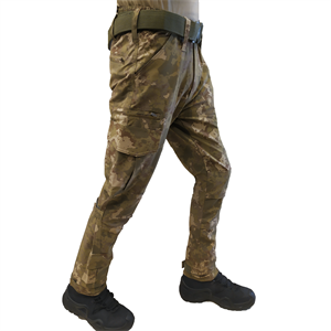 Askeri Kamuflaj Desenli Pantolon, 7 Cepli Piyade Kamuflaj Pantolon