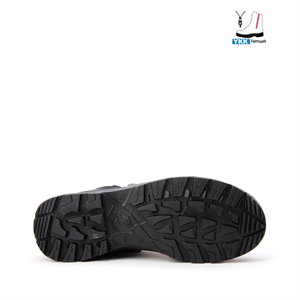 YDS ASTOR WITH ZIP BOT -SİYAH, Hakiki Ciltli Nubuk Deri, Profesyonel Fermuarlı Askeri Taktik Bot