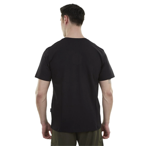 Alpinist Vortex Erkek T-Shirt Siyah, V Yaka Tişört
