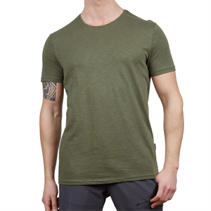 Alpinist Yazlık Kısa Kol Haki Basic Tshirt