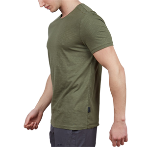 Alpinist Yazlık Kısa Kol Haki Basic Tshirt