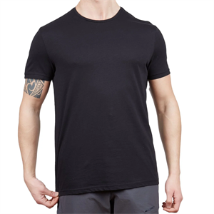Alpinist Yazlık Kısa Kol Siyah Basic Tshirt