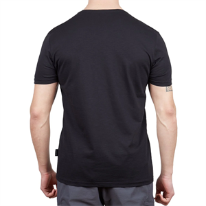 Alpinist Yazlık Kısa Kol Siyah Basic Tshirt