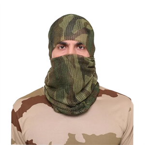 Askeri Kamuflaj Kare Fileli Askeri Şal, Fileli Puşi, Gizlenme Ağı Tactical File Fular