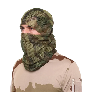 Askeri Kamuflaj Kare Fileli Askeri Şal, Fileli Puşi, Gizlenme Ağı Tactical File Fular