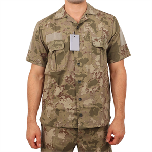 Askeri Kamuflaj Yazlık Kısa Kollu Gömlek