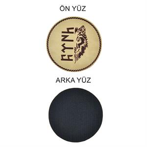 Türk Yazılı, Kurt Logolu Patch, Askeri Cırtlı Peç