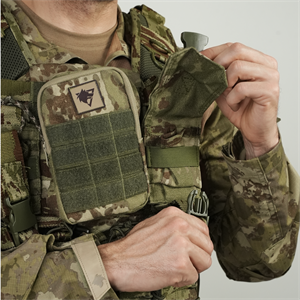 Balistik Plaka Takılabilen Askeri Kamuflaj 5.56 Tam Donanımlı Hücum Yeleği