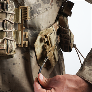 Balistik Plaka Takılabilen Jandarma Kamuflaj Tam Donanımlı Hücum Yeleği 7.62