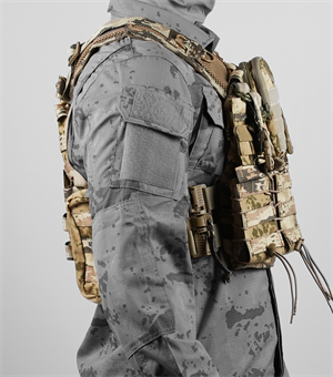 Balistik Plaka Takılabilen Jandarma Kamuflaj Tam Donanımlı Hücum Yeleği 7.62